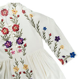 شمال فلسطين - ثوب طيرة حيفا 1 زهور كبيرة