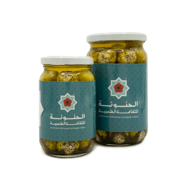 كرات اللبنة بالنعناع المجفف
